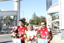 گزارش تصویری استقبال هیات رئیسه دانشگاه  از تیم رباتیک دانشگاه صنعتی شاهرود